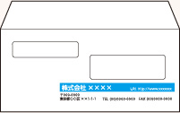 指定の位置への窓あき加工